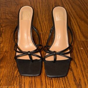 DV by Dolce Vita Black Strappy Heels
